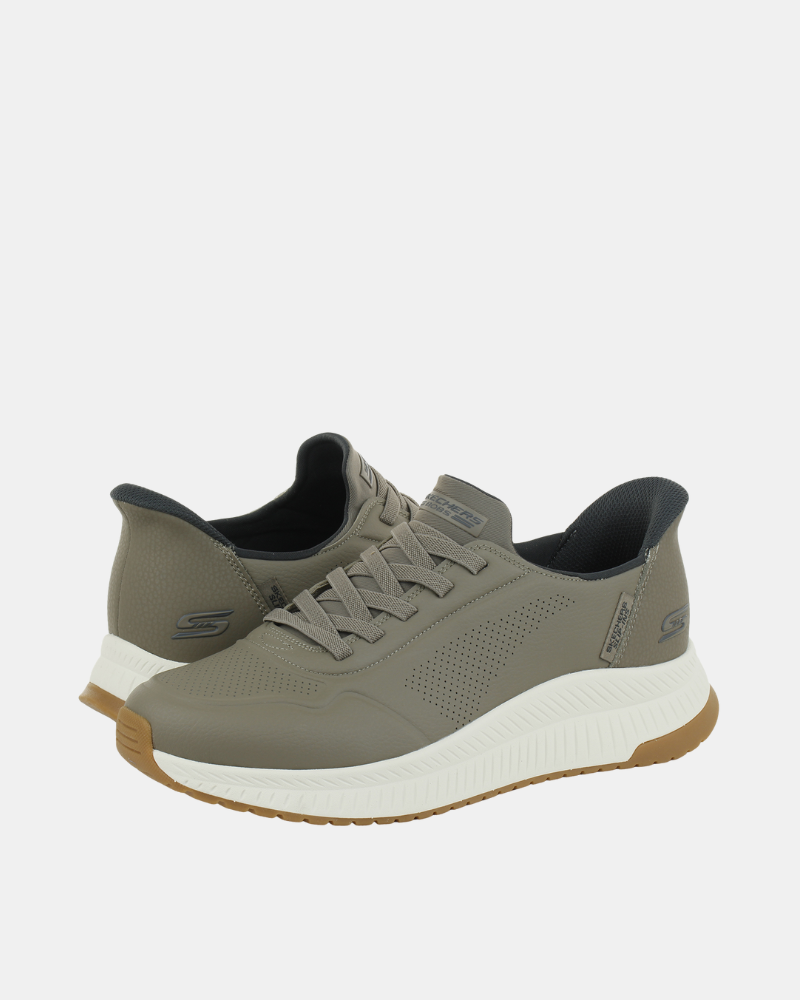  Zapatillas Bajas Hombre SKECHERS Verde 118424 BOBS SQUAD 4 DIRECT STEP