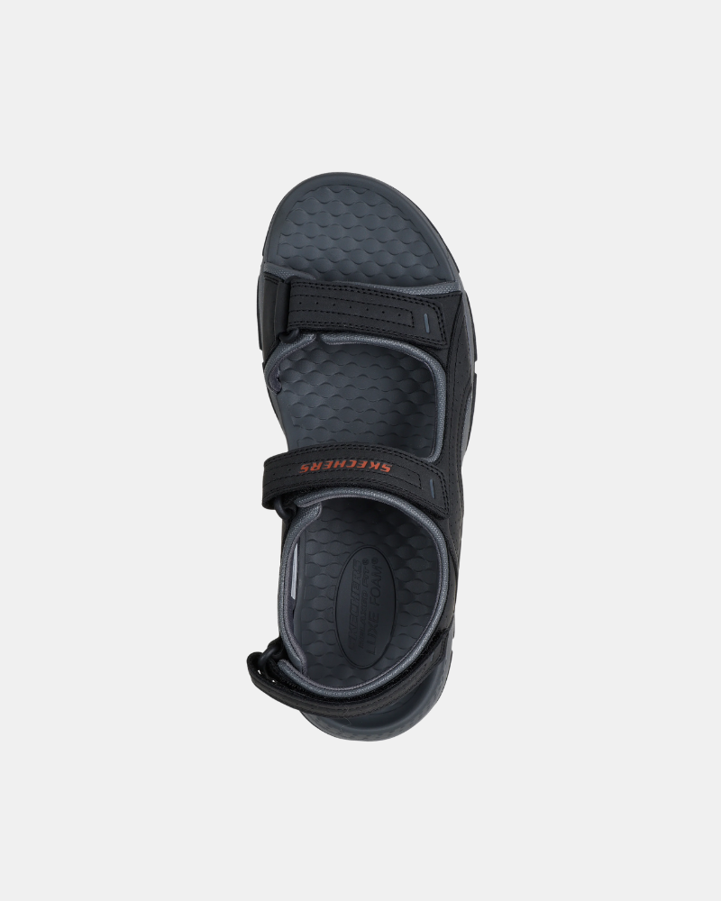  Sandalias Abiertas Hombre SKECHERS Negro 204105 RELAXED FIT TRESMEN GARO