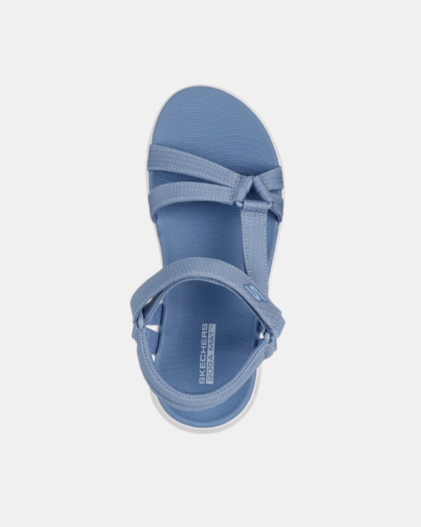  Sandalias Abiertas Mujer SKECHERS Azul 141451 GO WALK FLEX SUBLIME