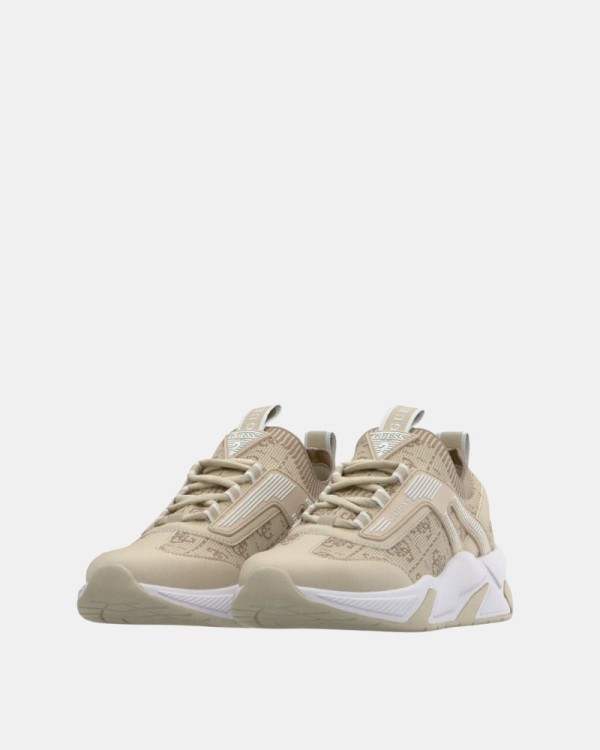  Zapatillas Bajas Mujer GUESS Beige GENGA FLPGEN FAM12