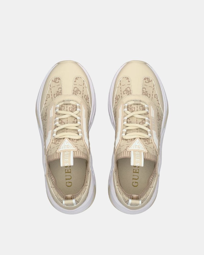  Zapatillas Bajas Mujer GUESS Beige GENGA FLPGEN FAM12