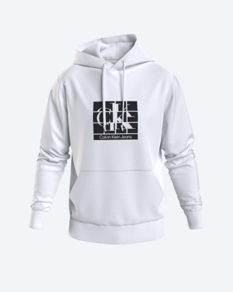 CALVIN KLEIN J30J320846YAF GRAPHIC HOODIE Capuz Manga comprida Capuz Homem Branco