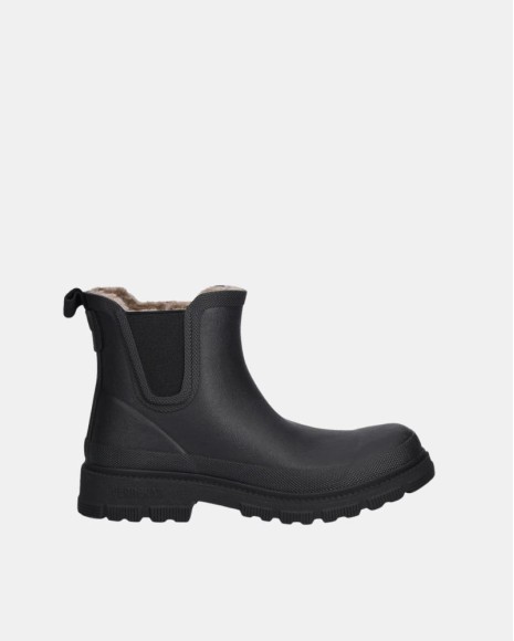 Botas Botas de água Mulher Verbenas Preto LUA MATE COMBI FUR