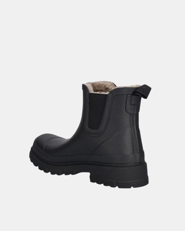 Botas Botas de água Mulher Verbenas Preto LUA MATE COMBI FUR