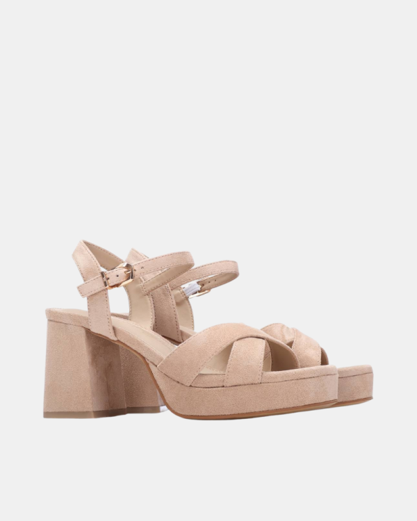 Sandalias Fiesta Mujer XTI Beige 145288