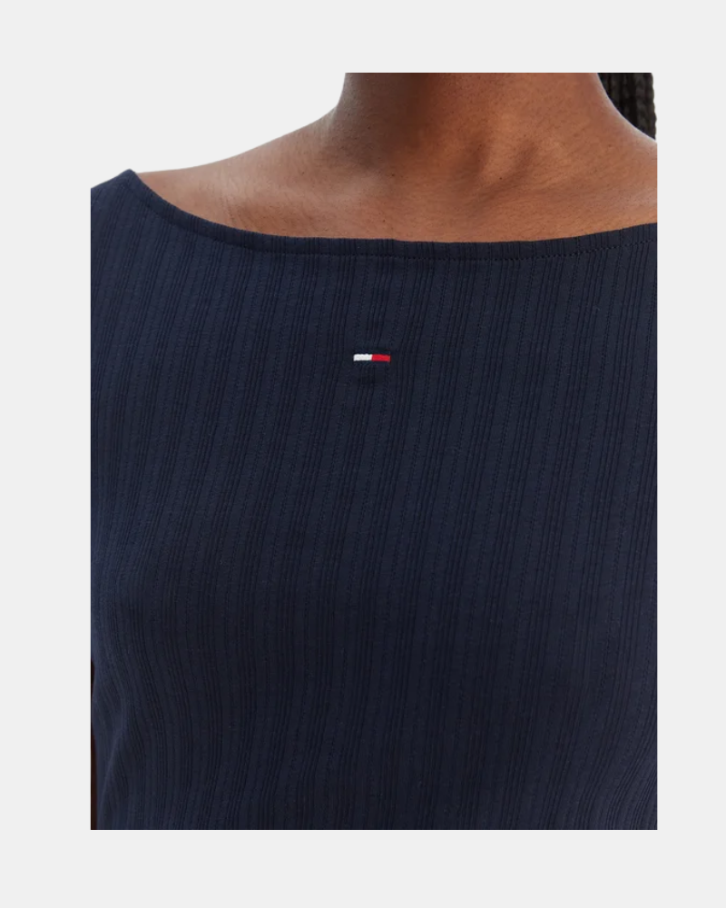 Camisetas Manga corta Mujer TOMMY HILFIGER Azul DW0DW22460C1G