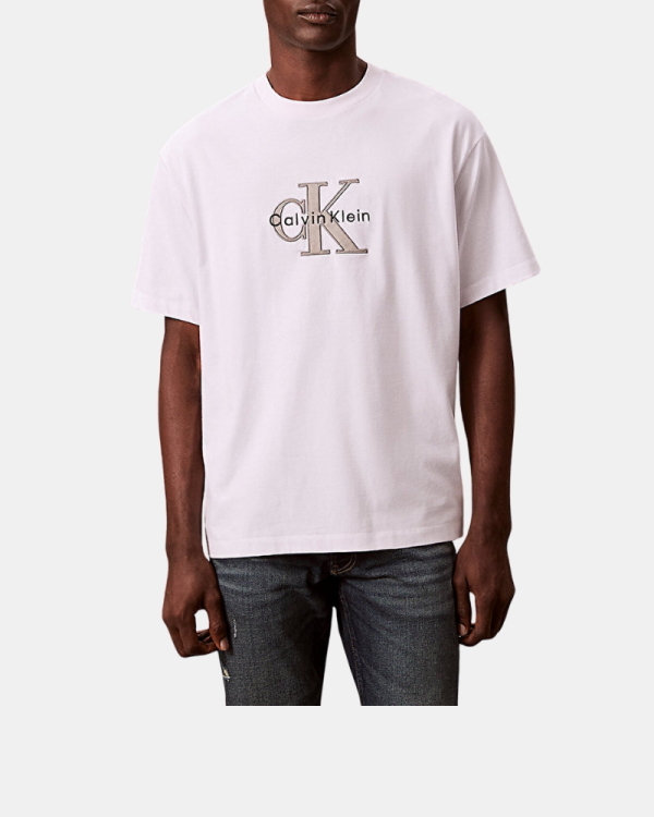 Camisetas Manga corta Hombre CALVIN KLEIN Blanco LV04RE815GYAF