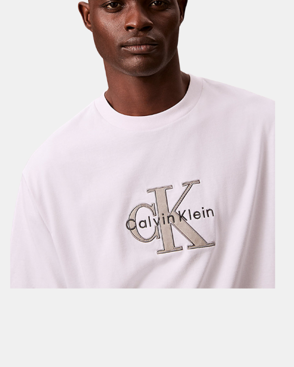 Camisetas Manga corta Hombre CALVIN KLEIN Blanco LV04RE815GYAF