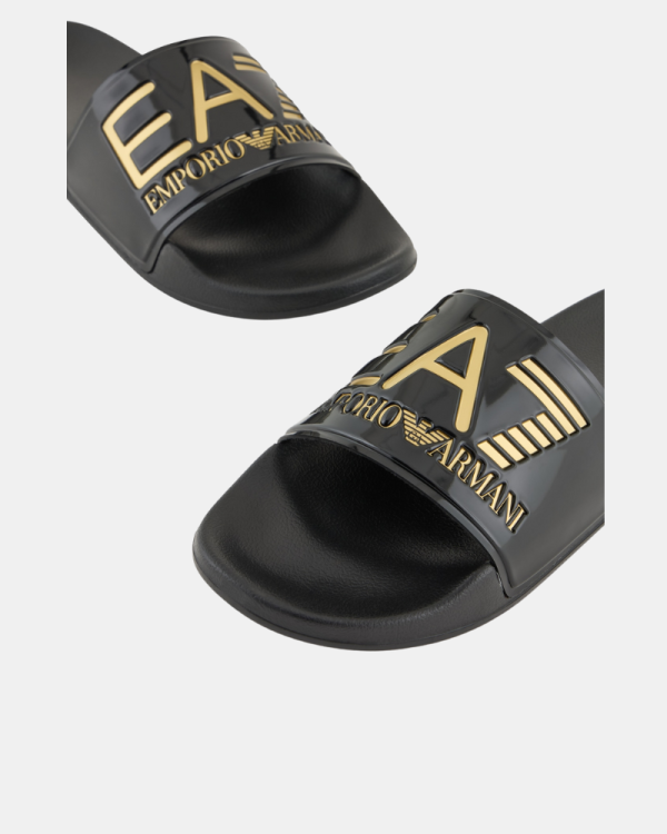 Sandalias Chancletas Hombre EA7 Negro 7X000108 AF15118