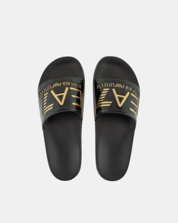 Sandalias Chancletas Hombre EA7 Negro 7X000108 AF15118