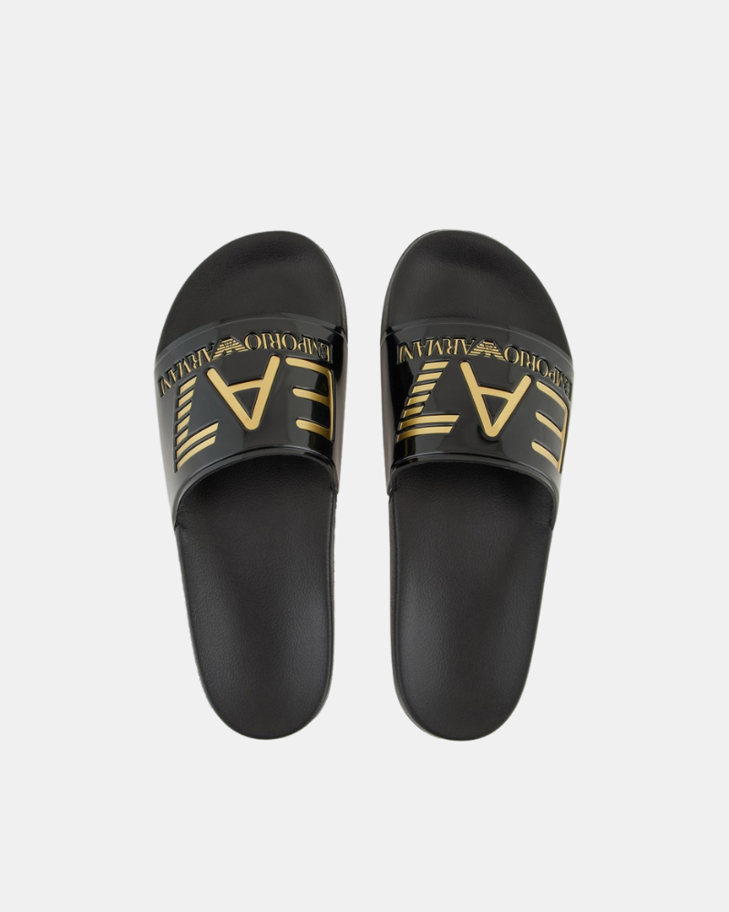 Sandalias Chancletas Hombre EA7 Negro 7X000108 AF15118
