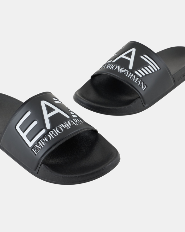 Sandalias Chancletas Hombre EA7 Negro 7X000108 AF15118