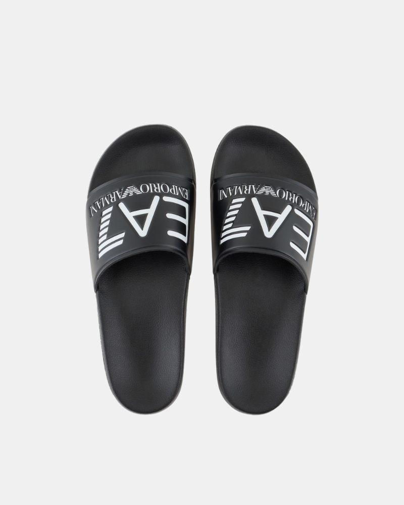 Sandalias Chancletas Hombre EA7 Negro 7X000108 AF15118