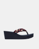 Sandalias Chancletas Mujer TOMMY HILFIGER Azul FW0FW091980GY