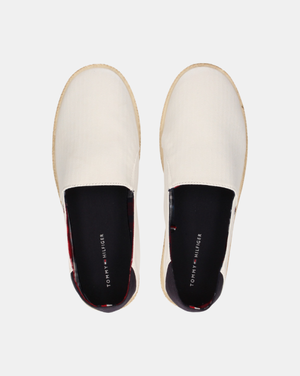 Zapatos Alpargatas Hombre TOMMY HILFIGER Blanco FM0FM05792YBS