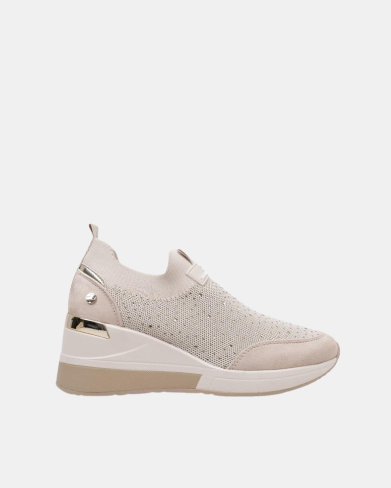 Zapatillas Mujer XTI Beige 142418