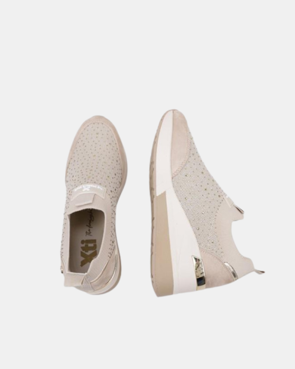 Zapatillas Mujer XTI Beige 142418