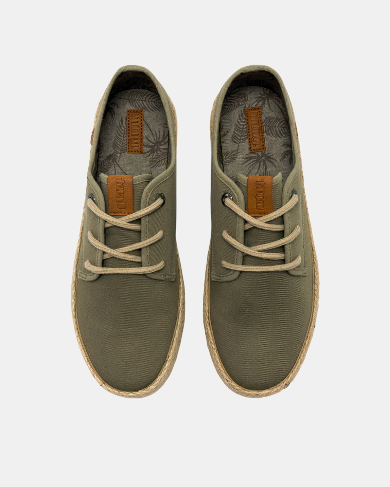 Zapatos Alpargatas Hombre MUSTANG Verde 84843