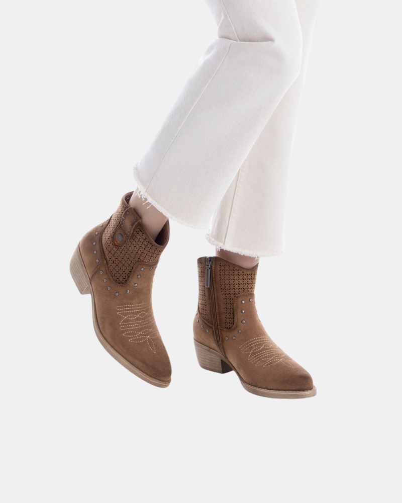 Botines Cowboy Mujer REFRESH Marrón 175042