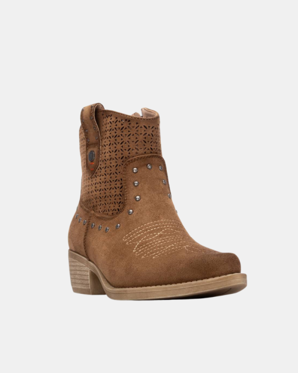 Botines Cowboy Mujer REFRESH Marrón 175042