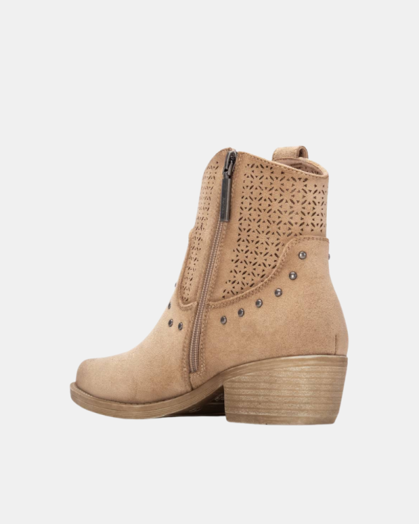 Botines Cowboy Mujer REFRESH Beige 175042