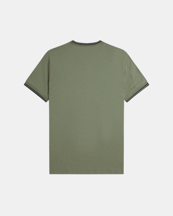 T-shirts de manga curta para homem FRED PERRY Verde M1588