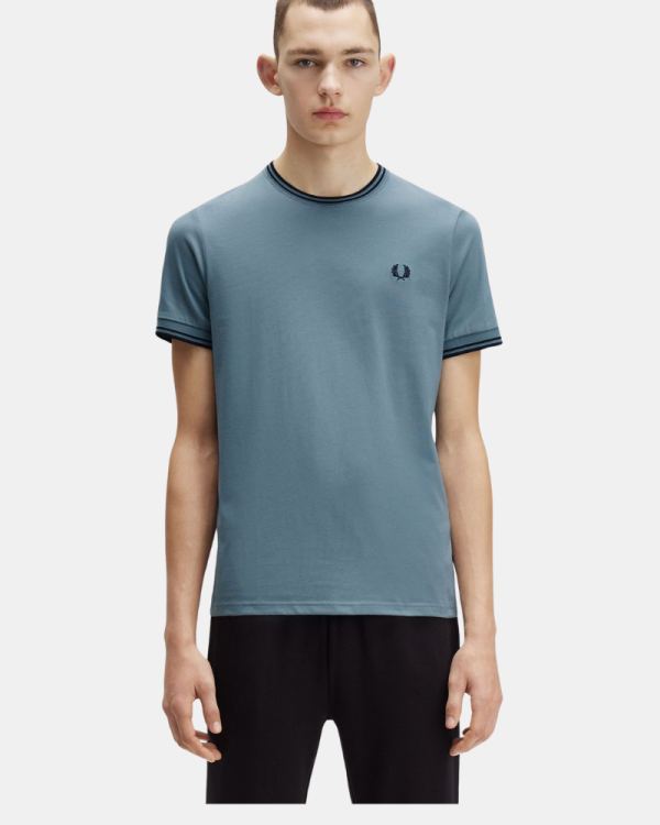 Camisetas Manga corta Hombre FRED PERRY Azul M1588