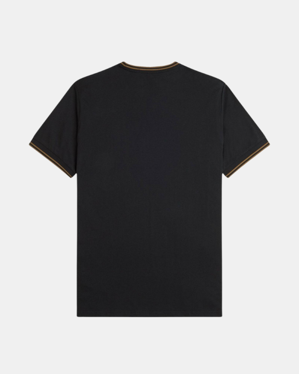 Camisetas de manga curta para homem FRED PERRY Preto M1588
