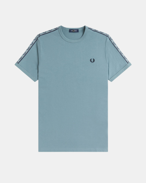 Camisetas de manga curta para homem FRED PERRY Azul M4613