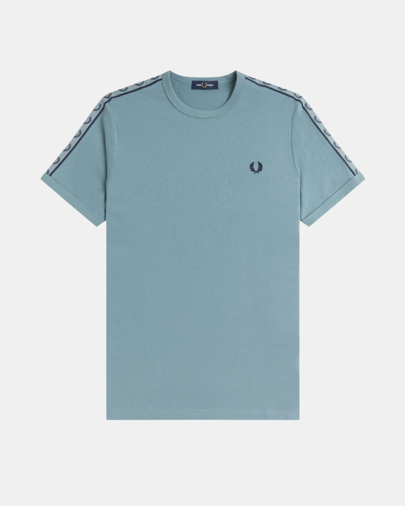 Camisetas de manga curta para homem FRED PERRY Azul M4613