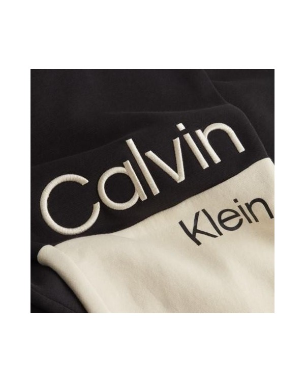 CALVIN KLEIN J20J218977BEH CALÇAS DE FATO DE TREINO COM PUNHO Calças de Fato de Treino Mulher Preto