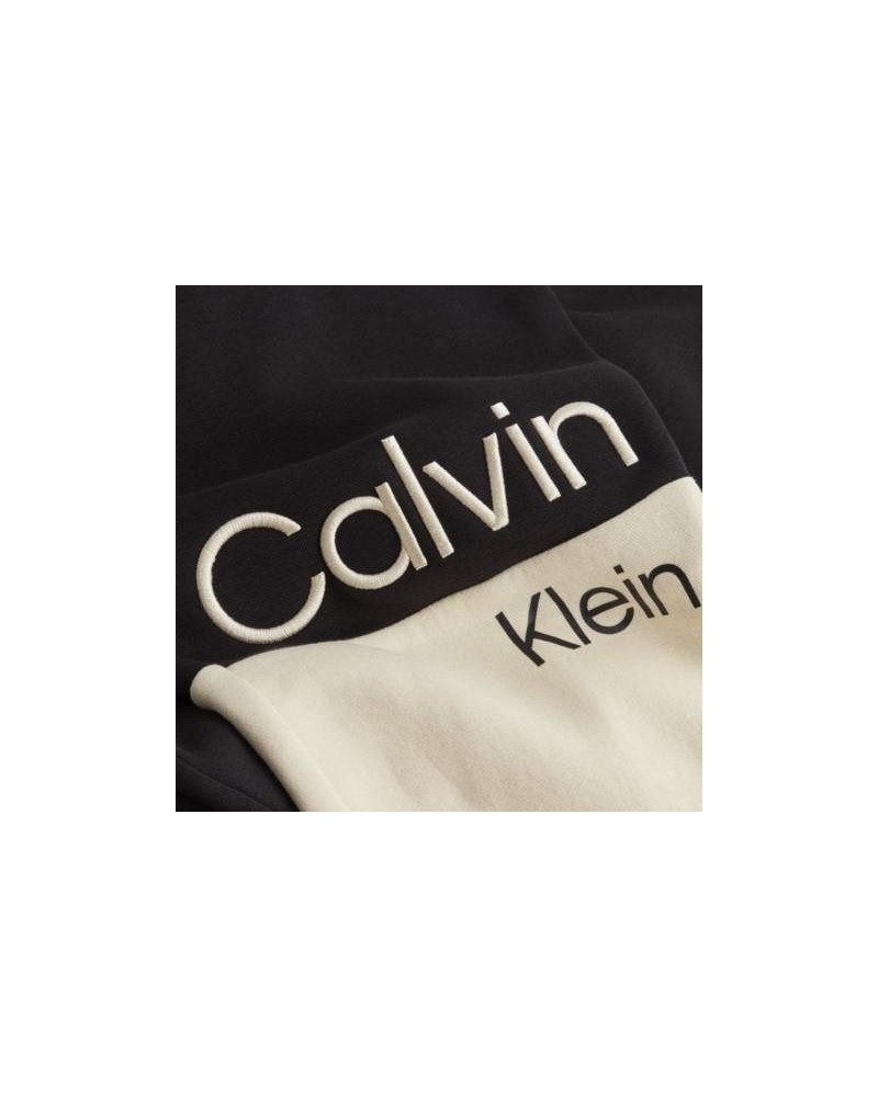 CALVIN KLEIN J20J218977BEH CUFFED JOG PANTS Pantalones Largos Chándal Mujer Negro