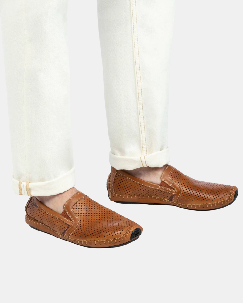 Sapatos Mocassins Homem PIKOLINOS Castanho JEREZ 09Z 3100