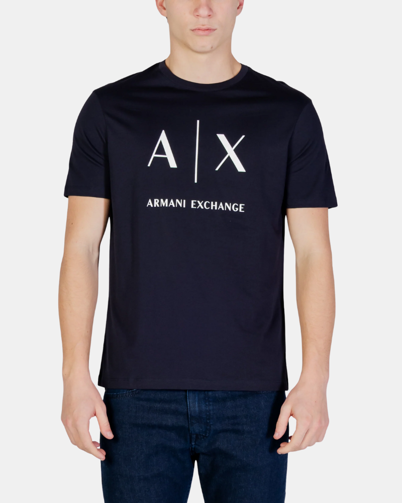 Camisetas de manga curta para homem ARMANI EXCHANGE Azul XM002683 AF10356