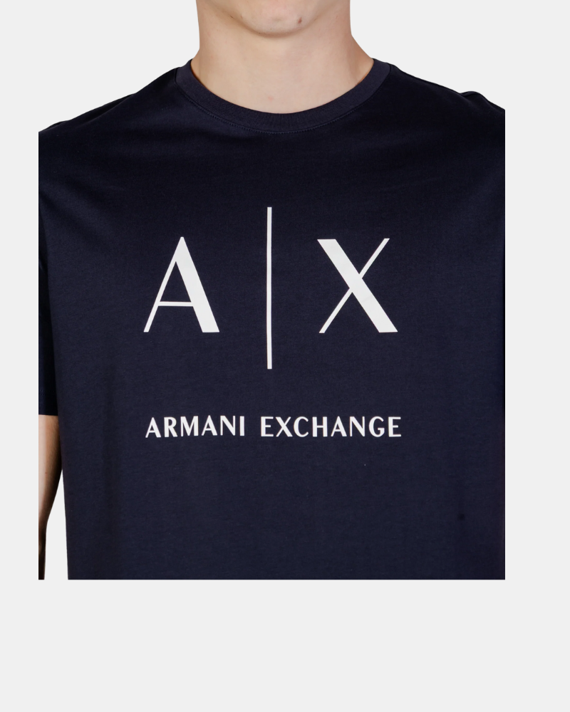 Camisetas de manga curta para homem ARMANI EXCHANGE Azul XM002683 AF10356