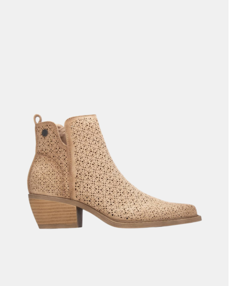Botines Cowboy Mujer REFRESH Beige 175041