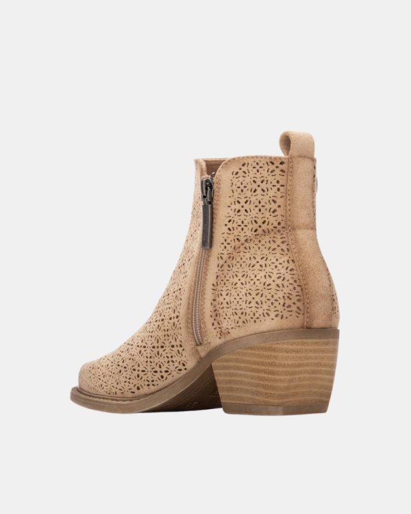 Botines Cowboy Mujer REFRESH Beige 175041