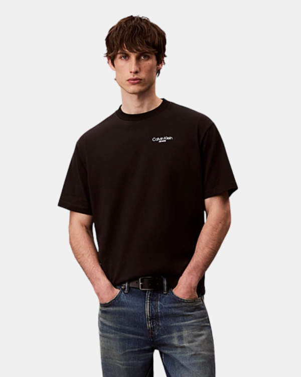 Camisetas Manga curta Homem CALVIN KLEIN Preto LV04RD825GUB1
