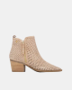 Botines Cowboy Mujer CARMELA Beige 163149