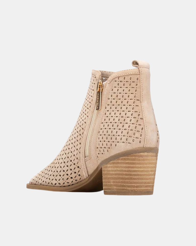 Botins Cowboy Mulher CARMELA Bege 163149