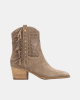 Botines Cowboy Mujer CARMELA Taupe 163150