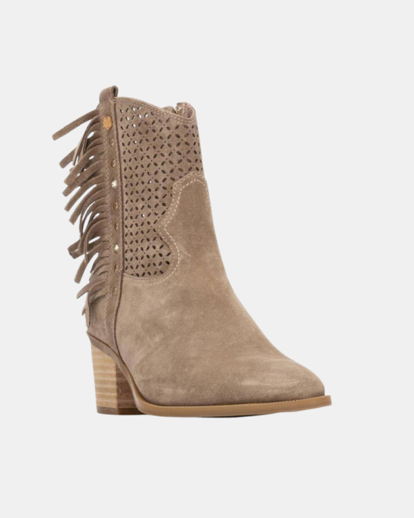 Botins Cowboy Mulher CARMELA Taupe 163150
