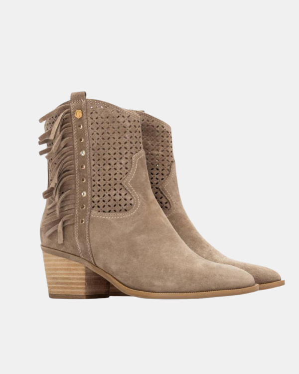 Botins Cowboy Mulher CARMELA Taupe 163150