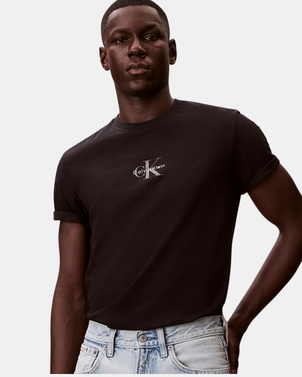 Camisetas Manga corta Hombre CALVIN KLEIN Negro LV04RB866GUB1