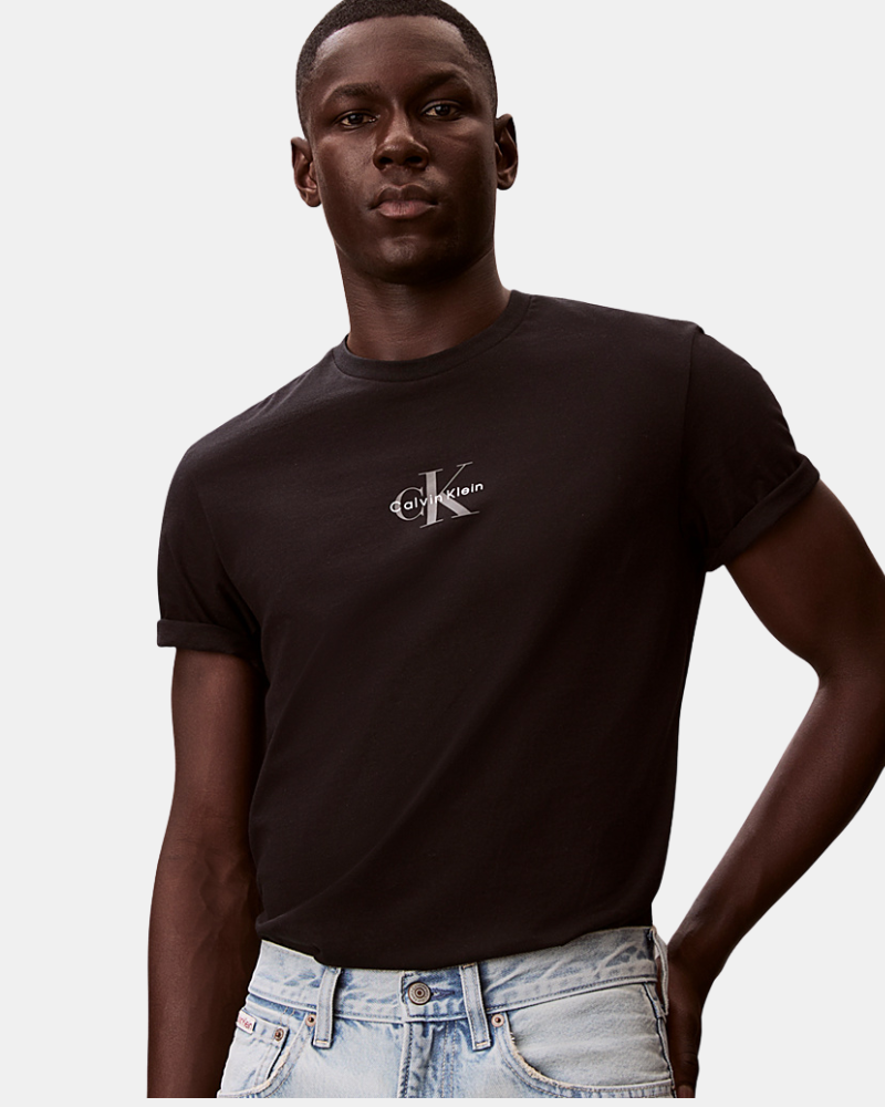 Camisetas Manga corta Hombre CALVIN KLEIN Negro LV04RB866GUB1