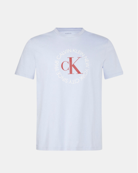 Camisetas de manga curta para homem CALVIN KLEIN Azul LV14RE816GTKF