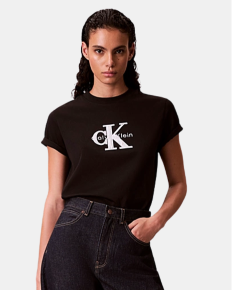 Camisetas Manga corta Mujer CALVIN KLEIN Negro LV047E819GUB1