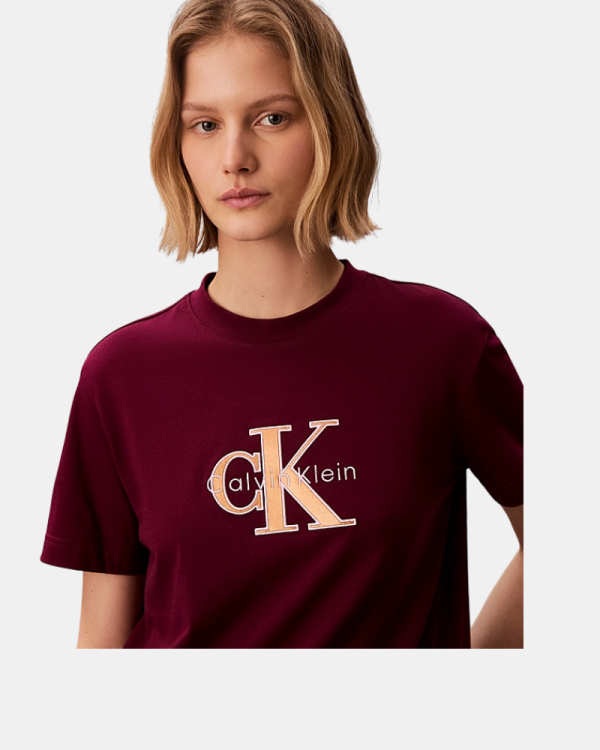 Camisetas Manga corta Mujer CALVIN KLEIN Rojo LV047E819G2E5