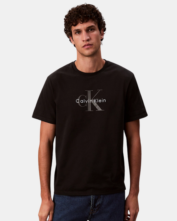 Camisetas Manga corta Hombre CALVIN KLEIN Negro LV04RB862GUB1