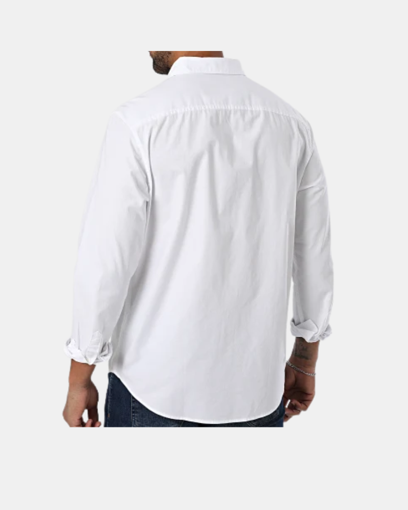 Camisas de manga comprida para homem CALVIN KLEIN Branco LV140EM125YAA